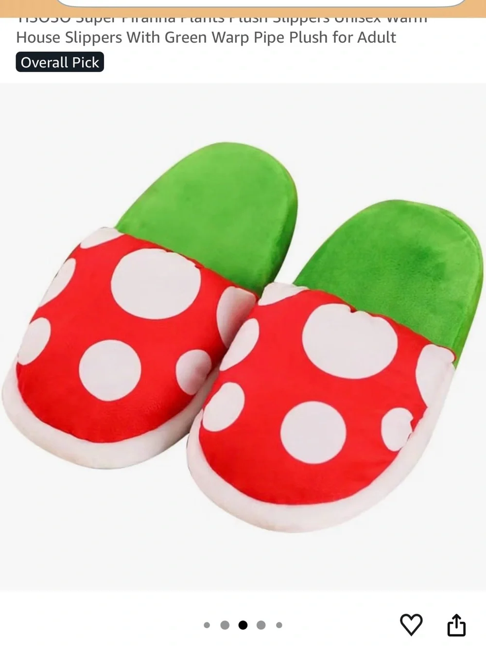 Super plants adult slippers  women’s 9/10 - men’s 7/8)